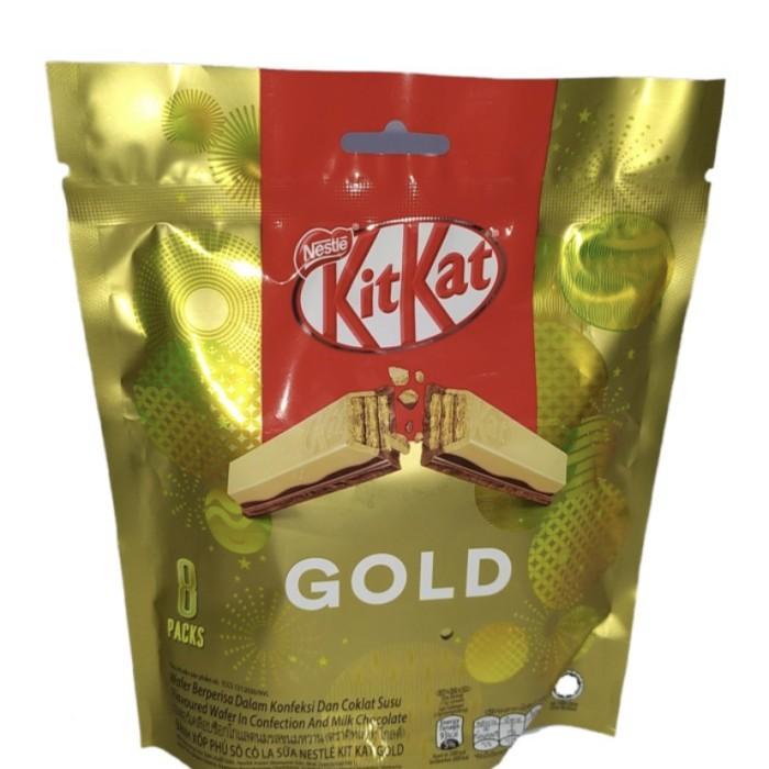 

kitkat gold white chocolate bag 8x17gr