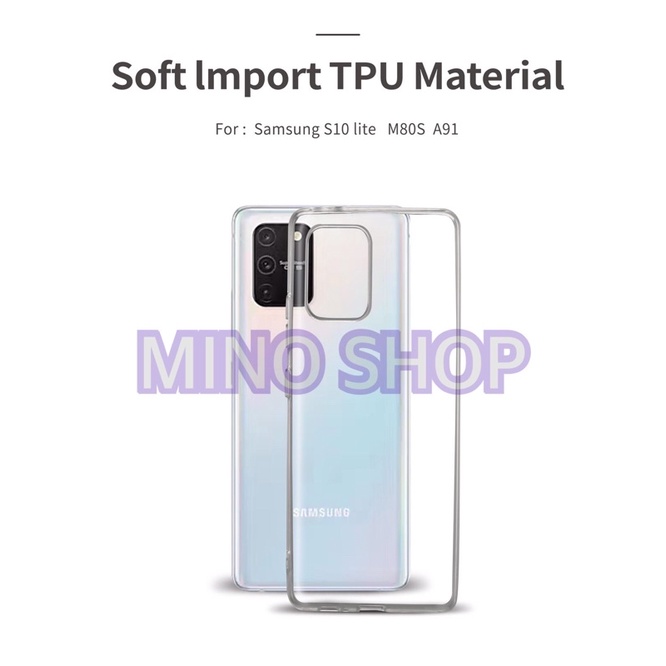 SOFTCASE TRANSPARAN SAMSUNG S10 LITE - M80S PREMIUM CLEAR SOFT CASE