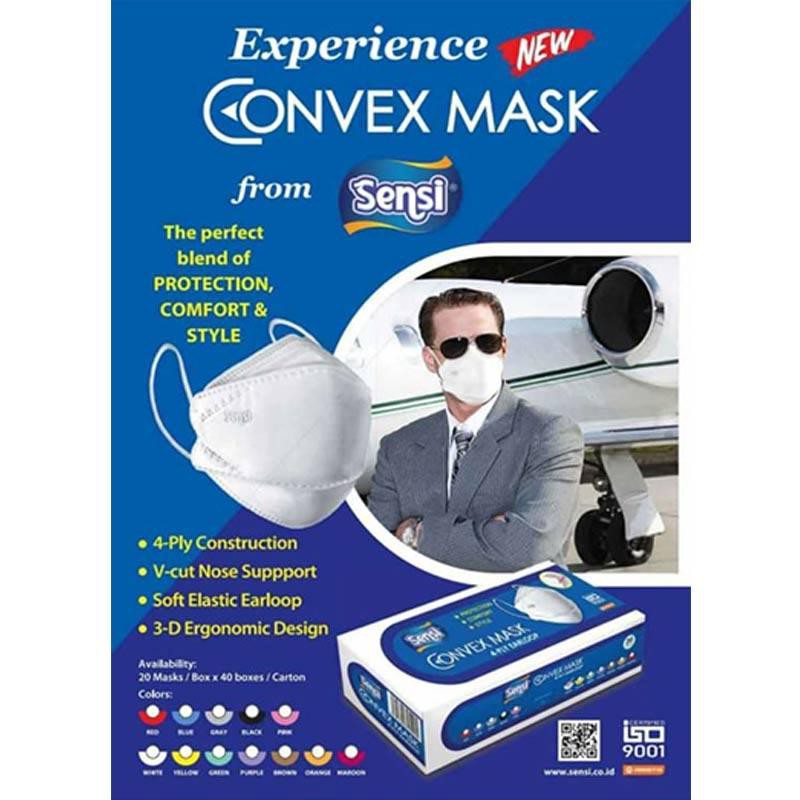 Sensi Convex Mask Earloop / Masker Medis (isi 20)