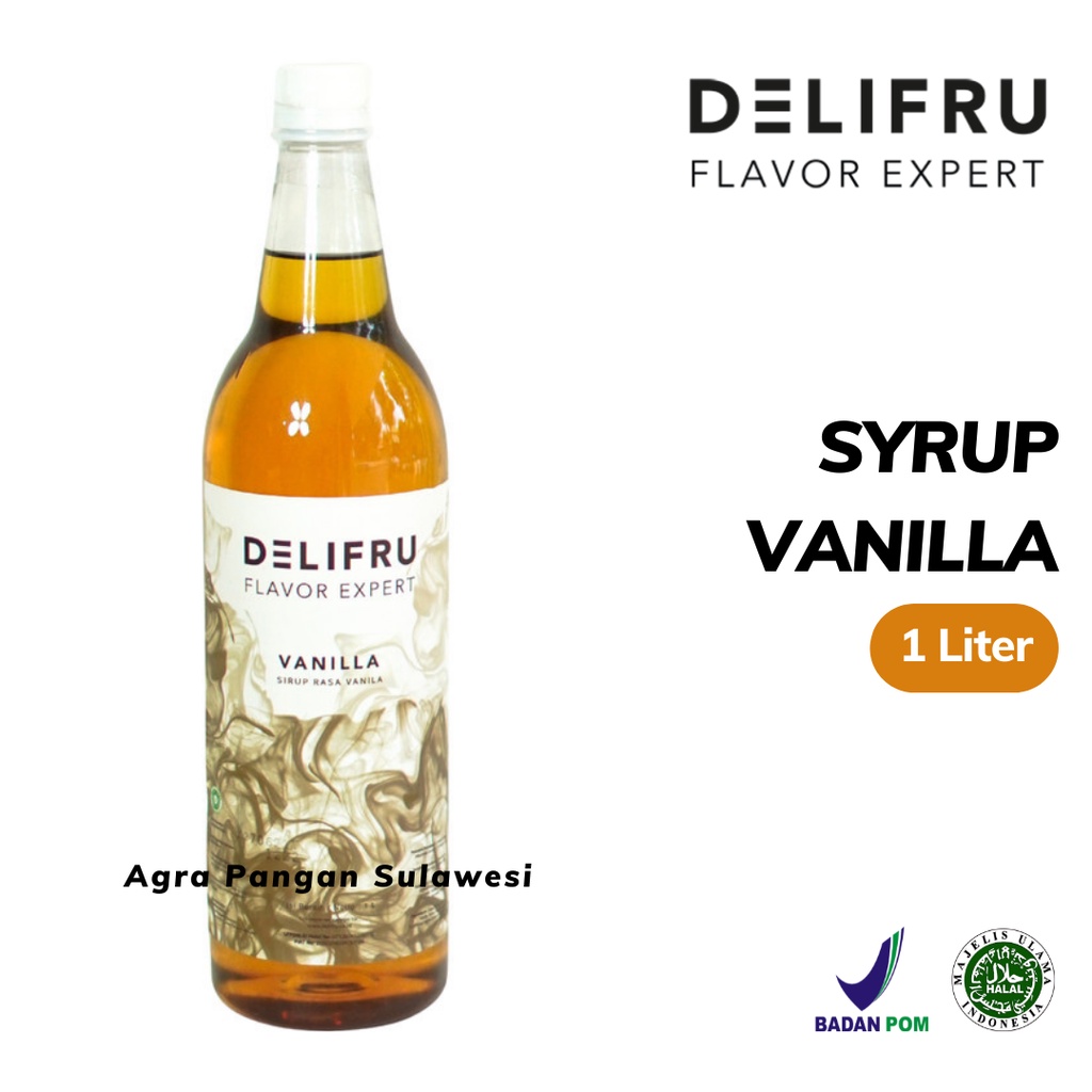 

Syrup VANILLA Delifru | Sirup Vanila Vanili Premium 1 L 1000 ml