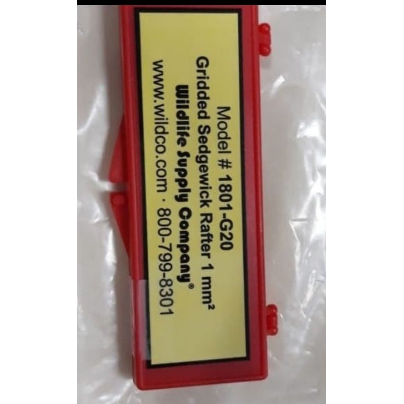 Sedgewick Rafter Gridded Counting Cell WildCo 1801 G20