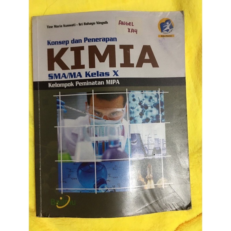 BUKU KIMIA KELAS 10 BAILMU