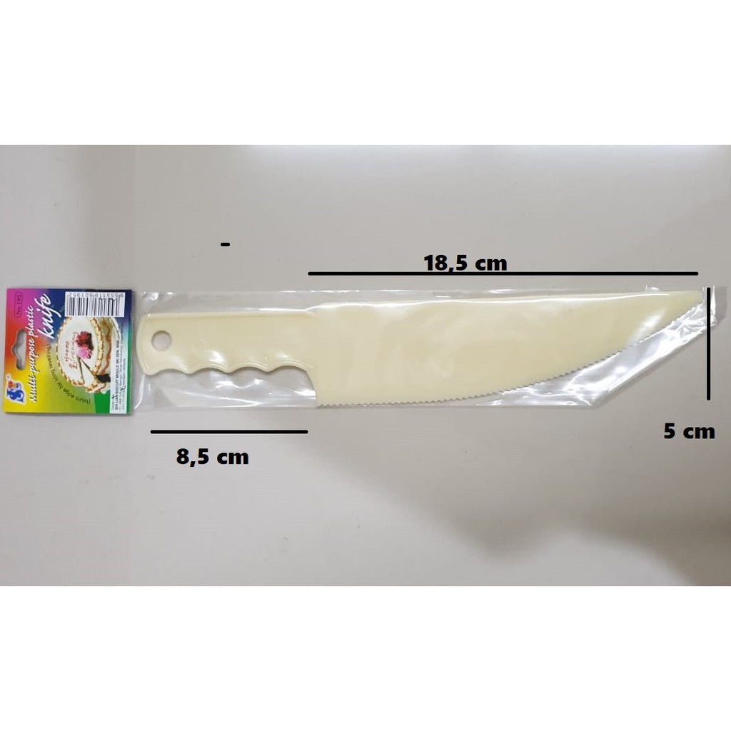 SinLian High Quality Sin Lian Plastic Plastic Knife Cake Pisau Plastik Kue 140 145 195 205 218 224