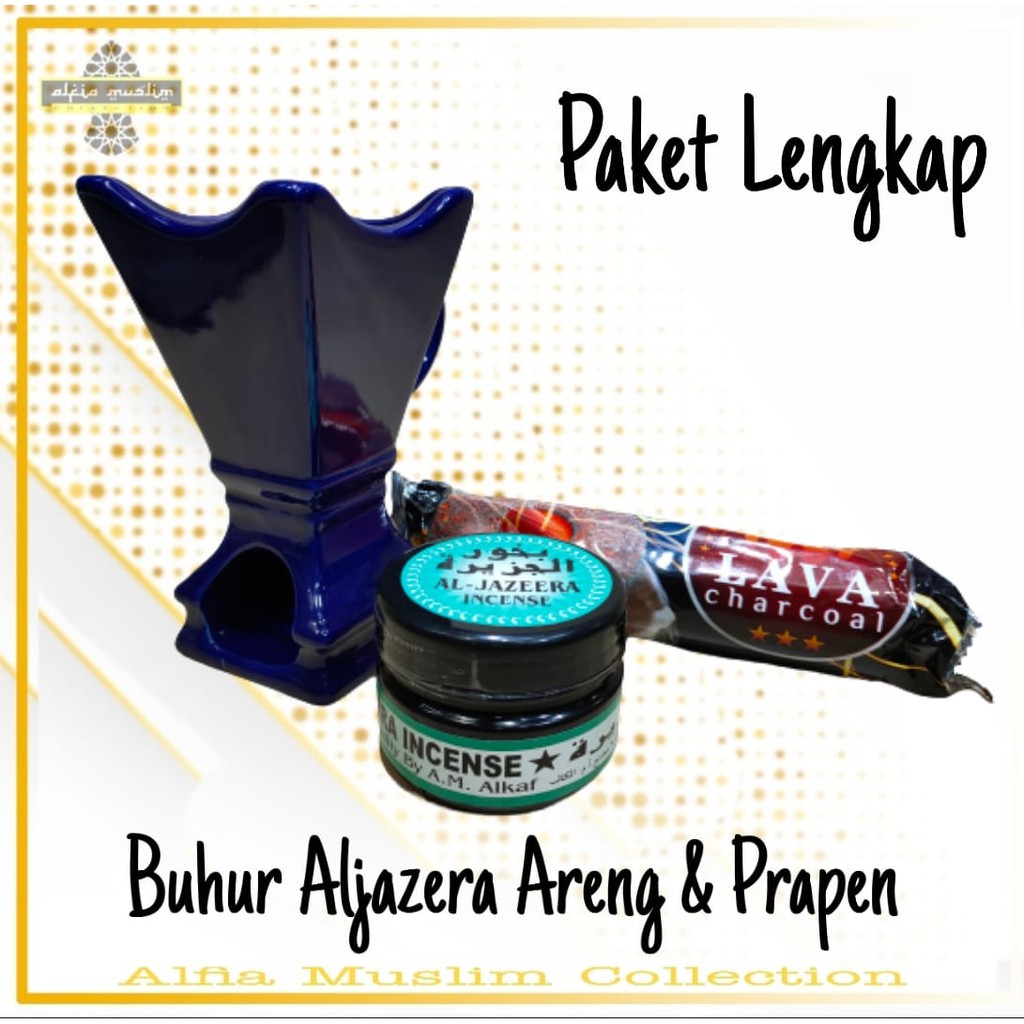 Buhur Aljazera 1Paket Lengkap BUHUR ARENG PRAPEN