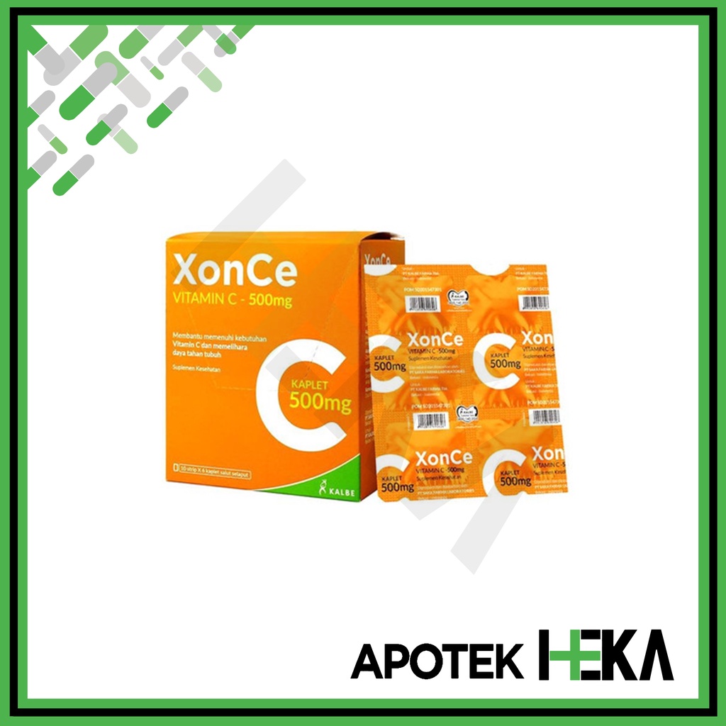 Xonce Tablet Vitamin C 500 mg Box isi 10x6 Tablet (SEMARANG)