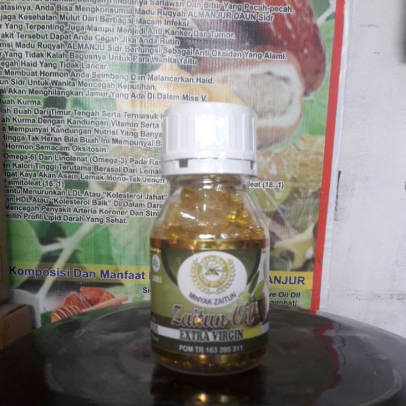 

KAPSUL MINYAK ZAITUN EXTRA VIRGIN UNTUK KESEHATAN DAN PENGOBATAN KOLESTROL,JANTUNG DAN ASAM URAT 200KAP
