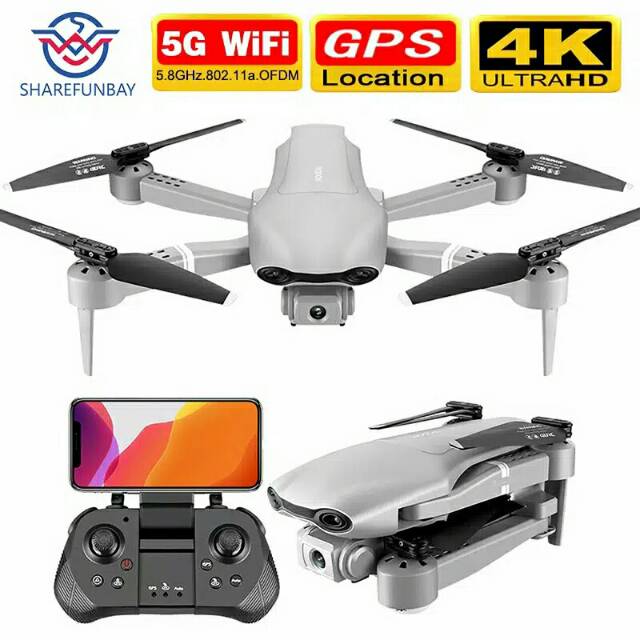 BAYAR COD Drone F3 gps 4k fvp kamera