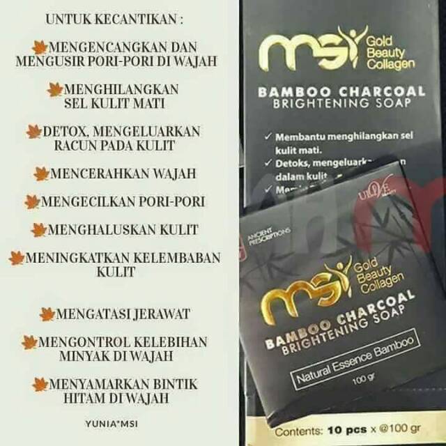 Sabun bamboo msi ori