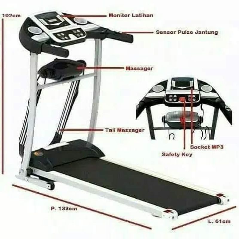 treadmill elektrik insport