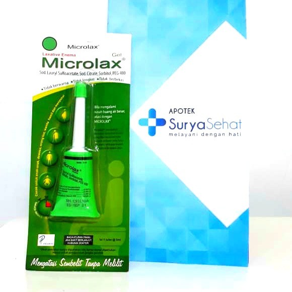 Microlax Gel 5ml - Microlax Enema - Obat Sembelit / Konstipasi