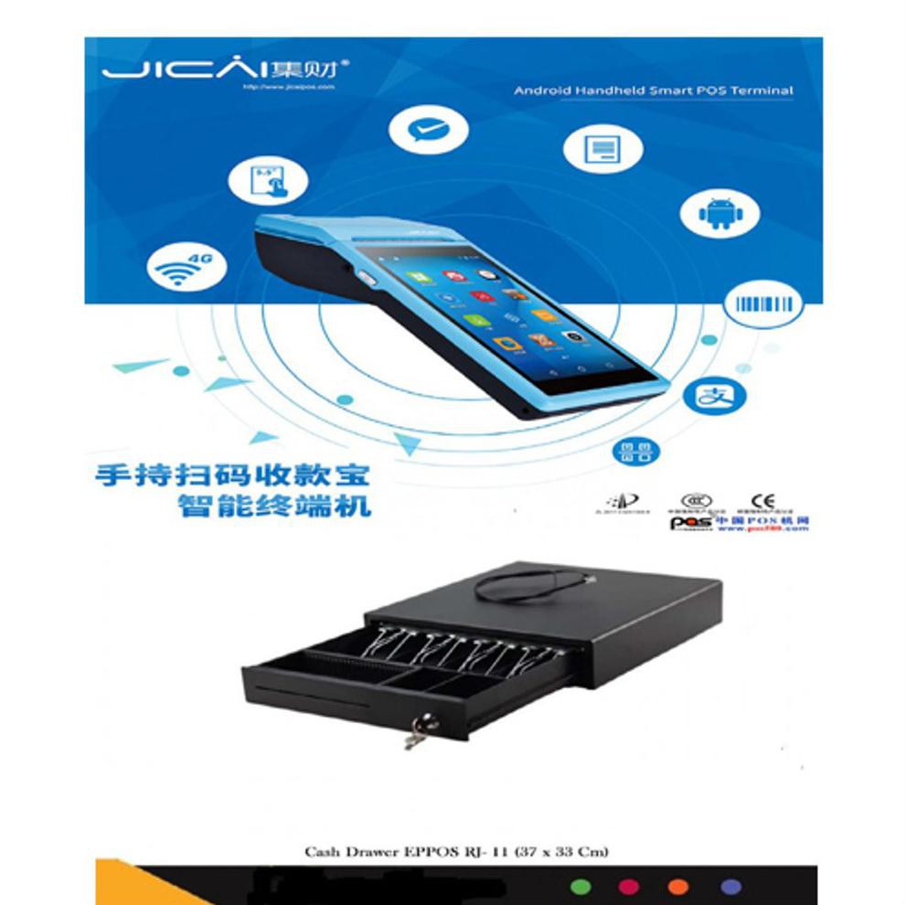 

Paket POS Android Portable JC-Q1 Dan Laci Kasir d2shop