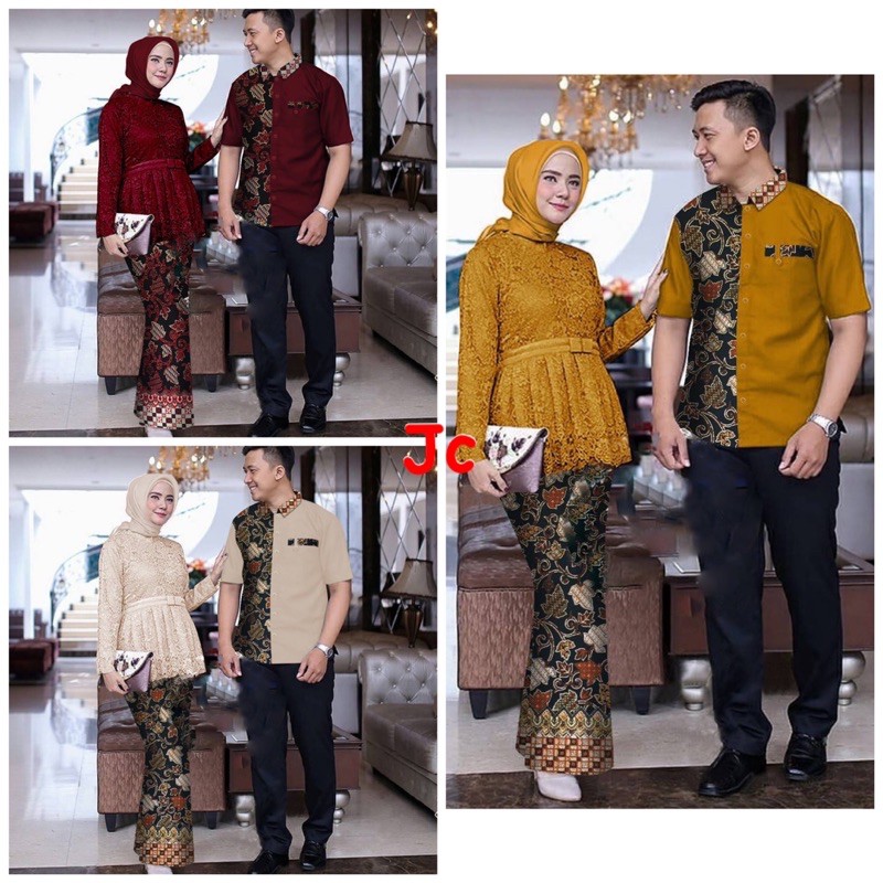 JC/ZR CP sherina / Baju pasangan Batik Terbaru / Couple Kondangan 149.000