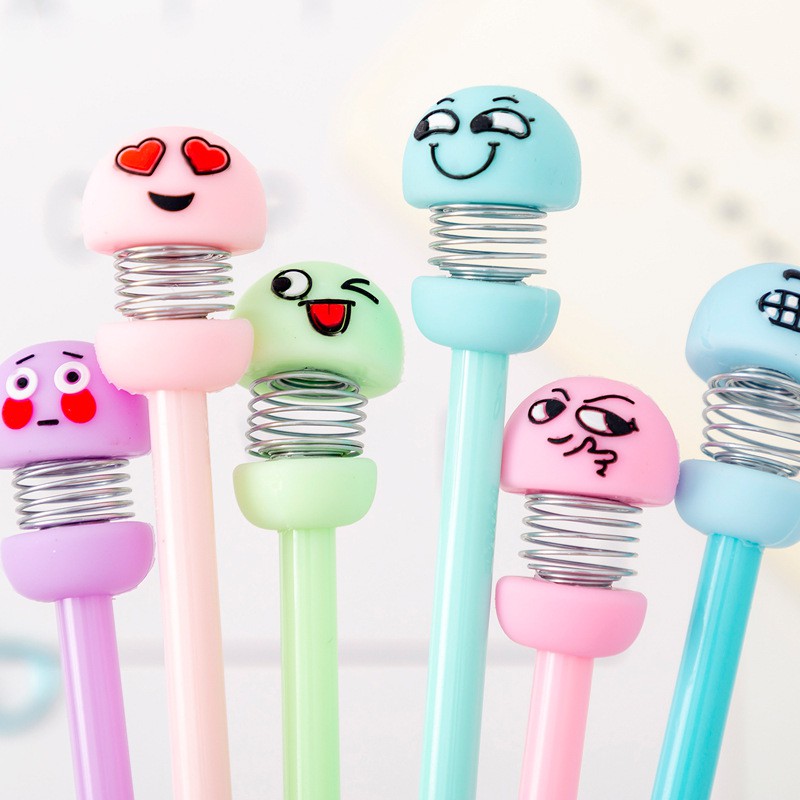 

Pena Emoji Bouncing Doll Warna Warni / Pulpen Emoji Emoticon Doll