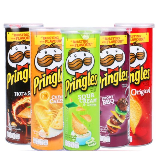 Pringles Potato Chips 107 gr All Variant | Keripik Kentang Pringles | Prigles