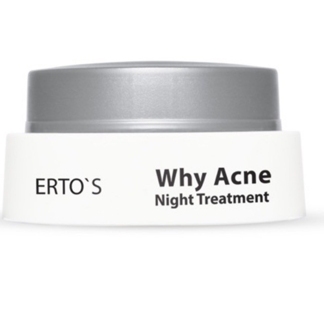 WHY ACNE NIGHT CREAM ERTO'S / CREAM MALAM JERAWAT ERTOS