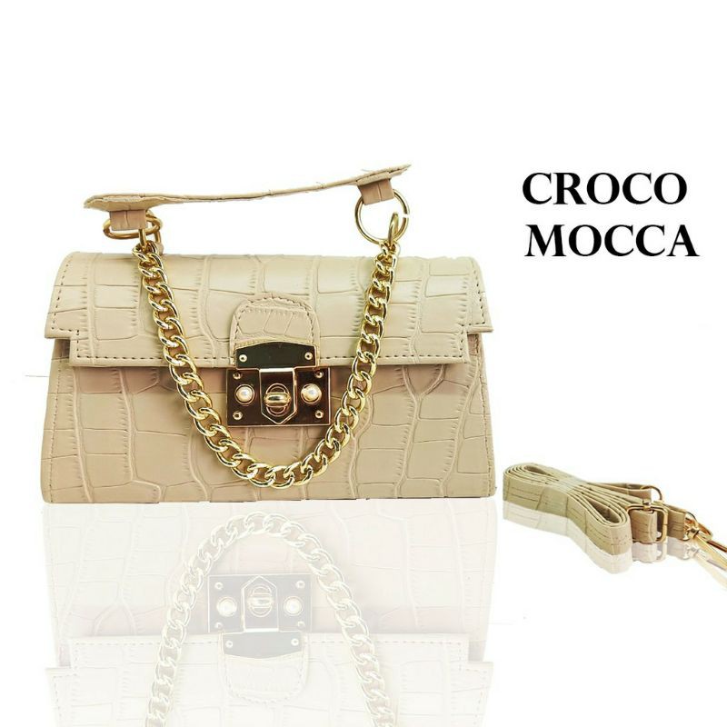 HF SALUNA CROCO TAS SELEMPANG WANITA UMBRELA Shopee Indonesia