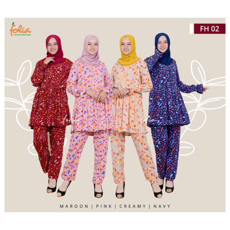 SETELAN Home dress Folia FH 02