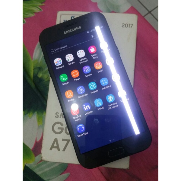 Samsung A7 2017 minus lcd bergaris