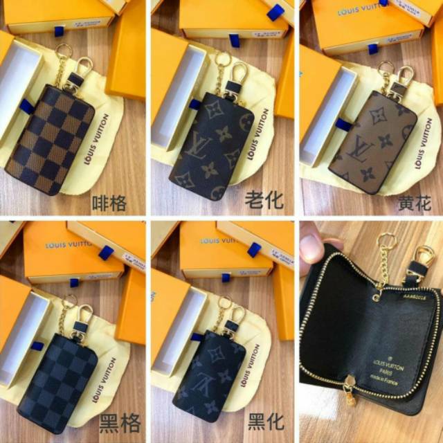 Dompet kunci mobil/ LV/ Dompet gantungan kunci/ Louis Vuitton