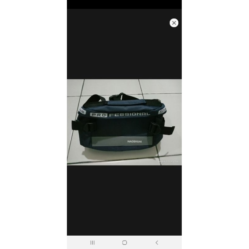 tas pinggang/waistbaq pria/tas pinggang anti air