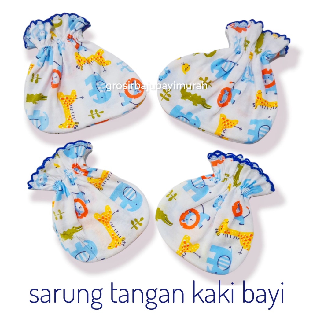 sarung tangan kaki bayi baru lahir BABY PIETY ecer