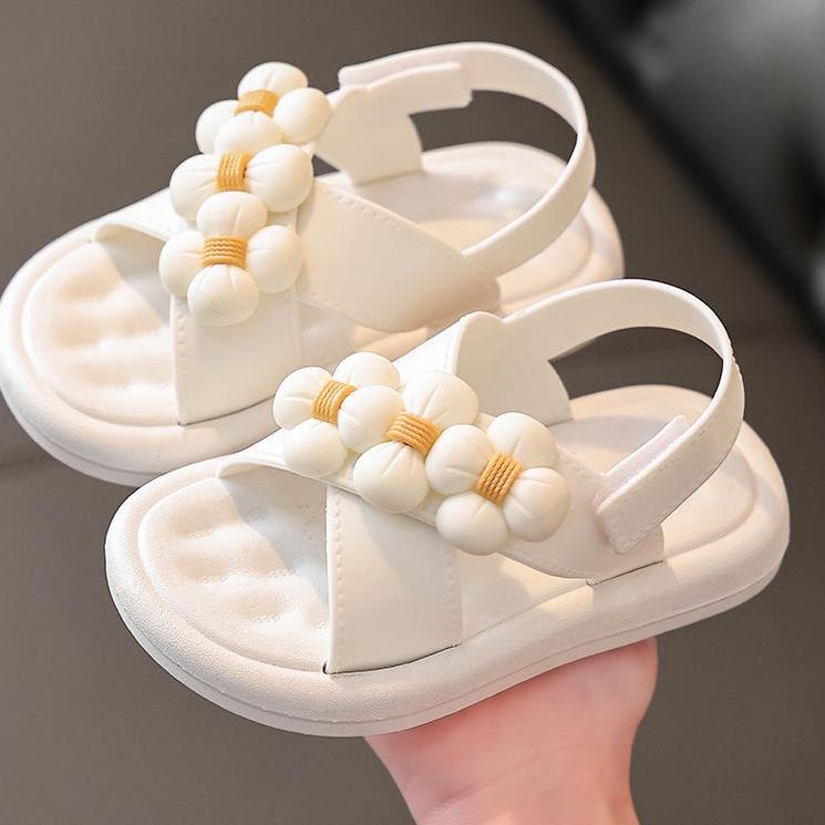 Harga Spesial.. Sandal Anak Perempuan Sepatu Anak Perempuan Jelly sandal sandal bunga（1-10 tahun）