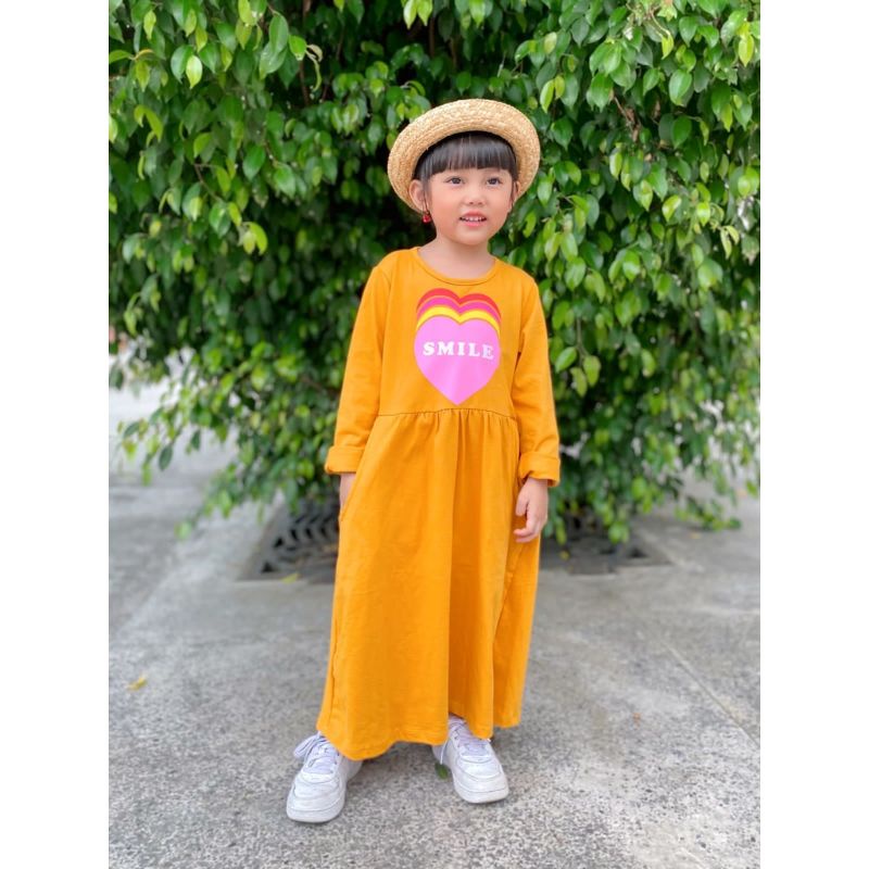 Gamis Anak Ataya Original Hooneybee Smilee Kaos Super Premium Pakaian Anak Perempuan Terlaris Termurah Best Seller