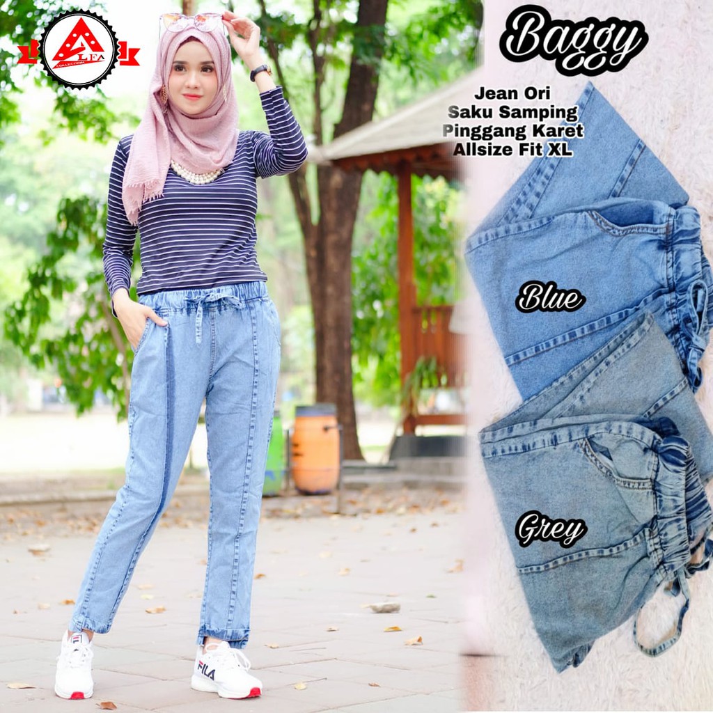 BAGGY  PANTS DIQA CELANA JEANS GBM