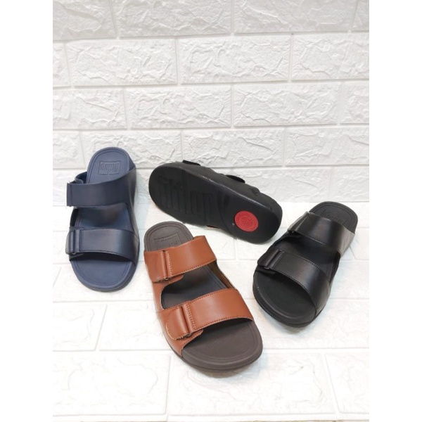 SANDAL FITFLOP DUSH MAN SLIDE / SANDAL PRIA FITFLOP DUSH MAN