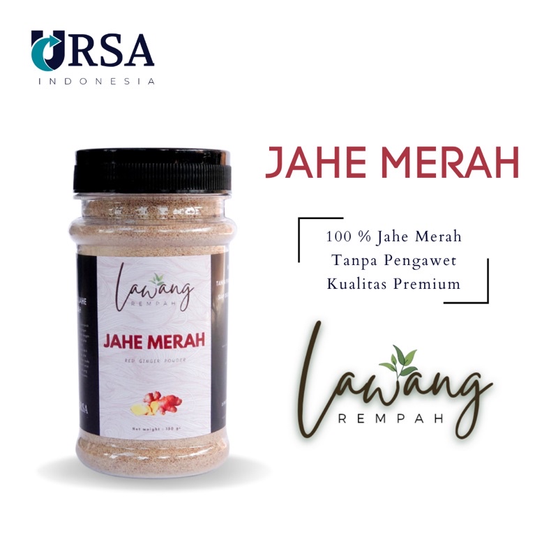 

Jahe Merah Bubuk 50 gr [red ginger powder] 100 % Jahe Merah Premium