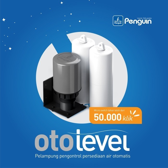 OTOLEVEL Water Tank Auto Penguin - Pelampung Toren Tangki air Otomatis Auto Radar Switch Water Level Pinguin