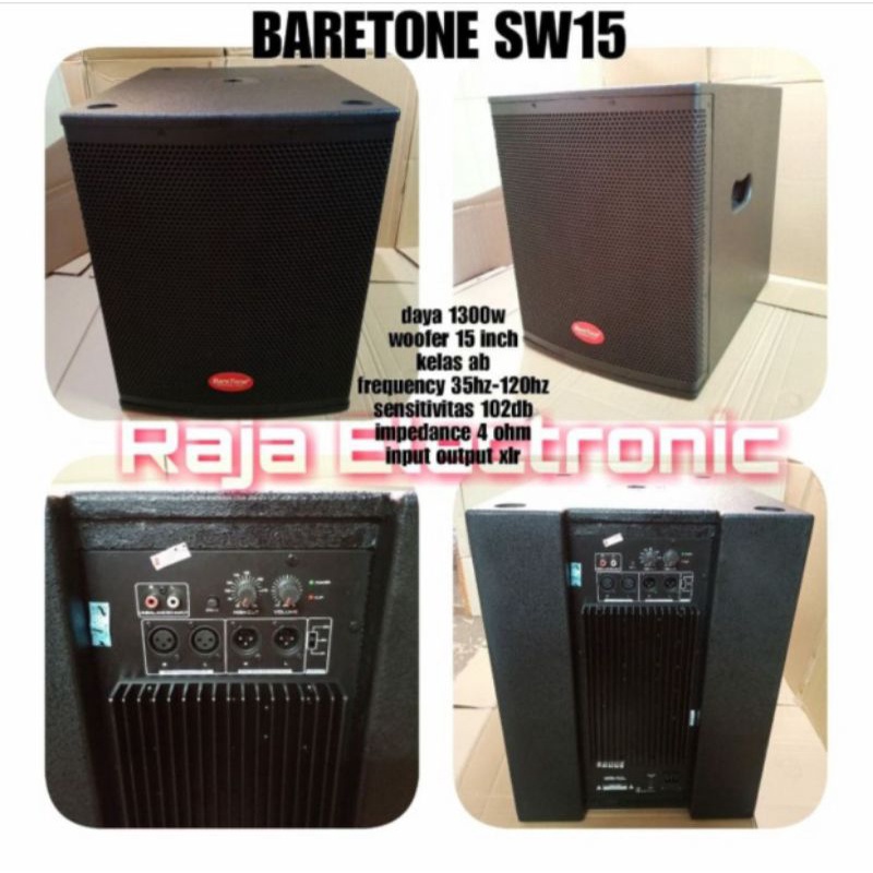 Subwoofer Aktif Baretone SW15 Original Baretone SW 15 active