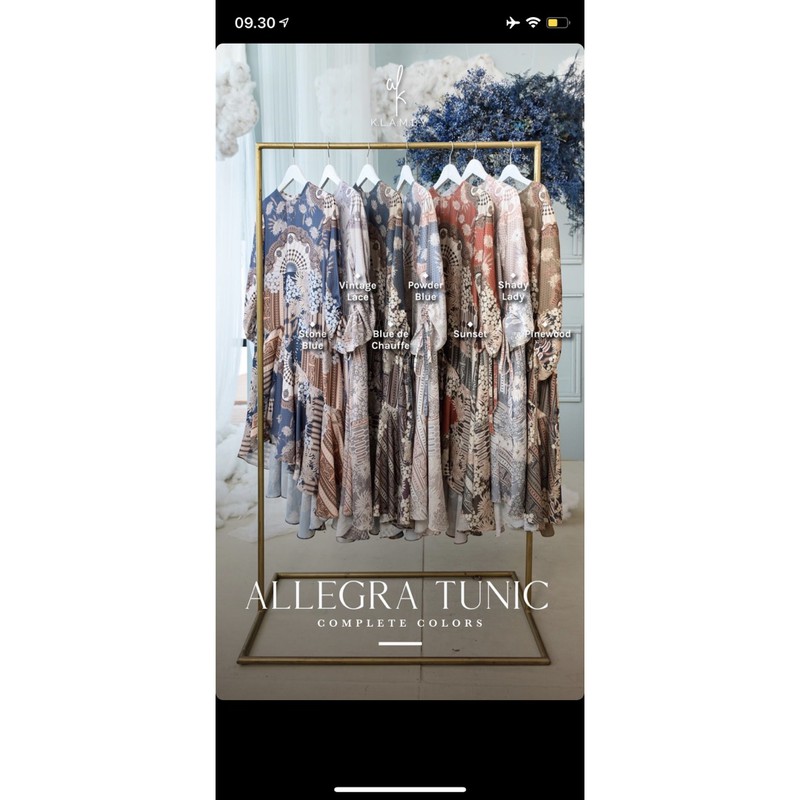 allegra tunic - Wearing Klamby