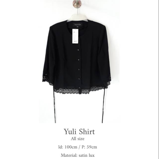Yuli Shirt - BAJU IMPORT FASHION KOREA BKK HIGH QUALITY HARGA GROSIR MURAH