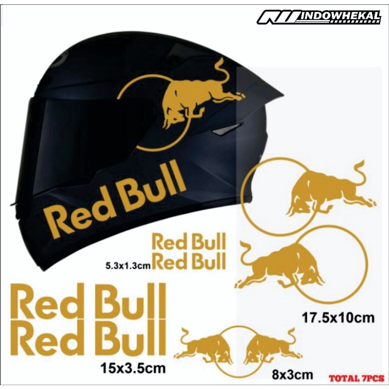

STIKER CUTTING STICKER REDBULL ISI 7pcs