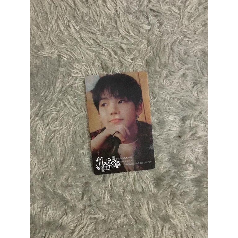 TREASURE EFFECT FIRST ALBUM TREASURE CHOI HYUNSUK BENEFIT SYNNARA PHOTOCARD