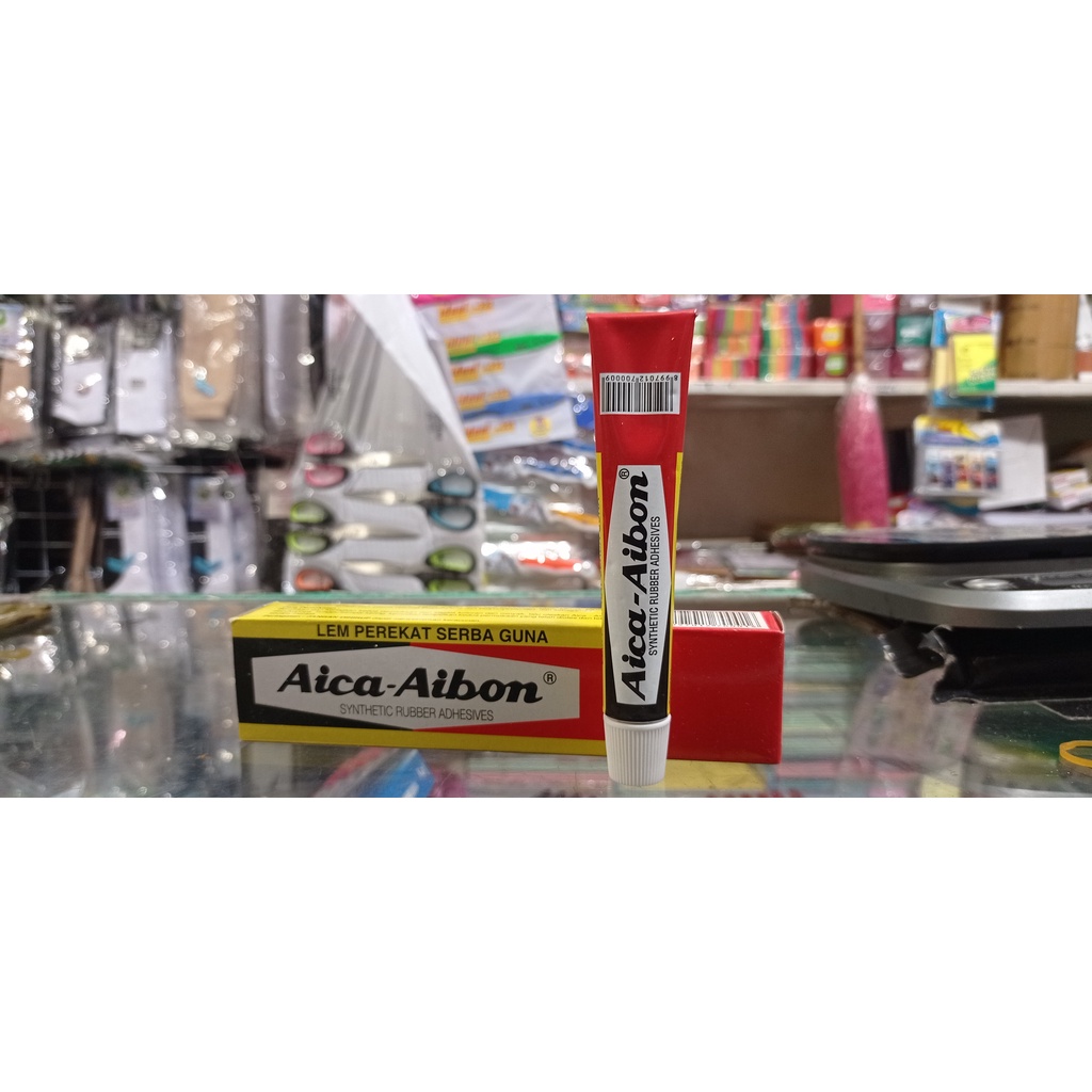 LEM AICA AIBON PASTA 18 gram &amp; 40 gram / LEM AICA AIBON / AICA AIBON / LEM KAYU / PEREKAT KAYU / LEM SERBAGUNA / LEM WARNA KUNING / LEM KUNING / LEM PASTA / AICA AIBON PASTA