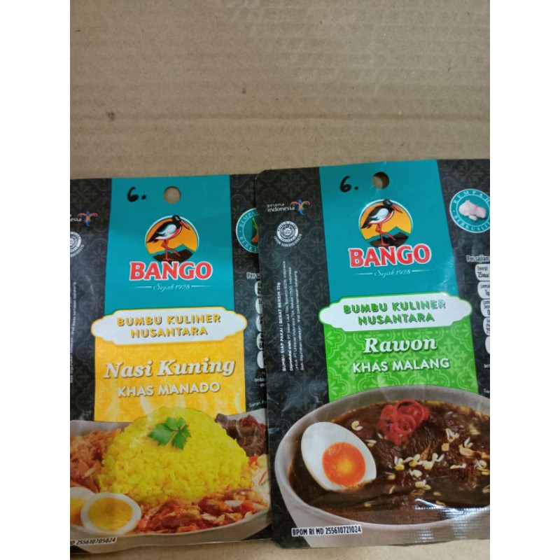 

Bango Bumbu Nusantara Nasi Kuning dan Rawon 35 g