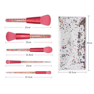 [ready INDO] BRUSH SET MAKE UP KUAS LUCU COLORFULL CANTIK