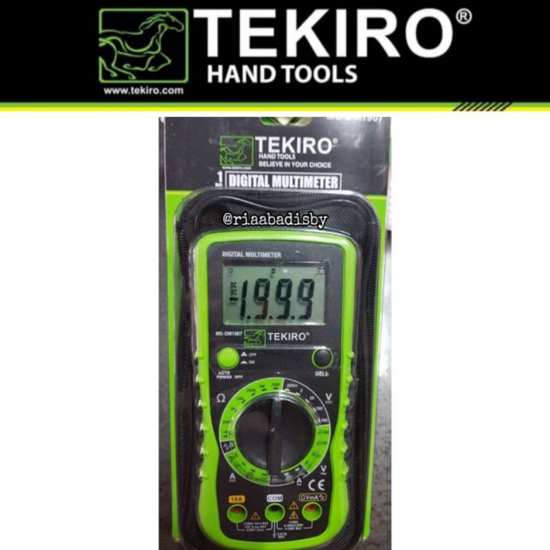 DIGITAL MULTIMETER TEKIRO | Avometer Digital