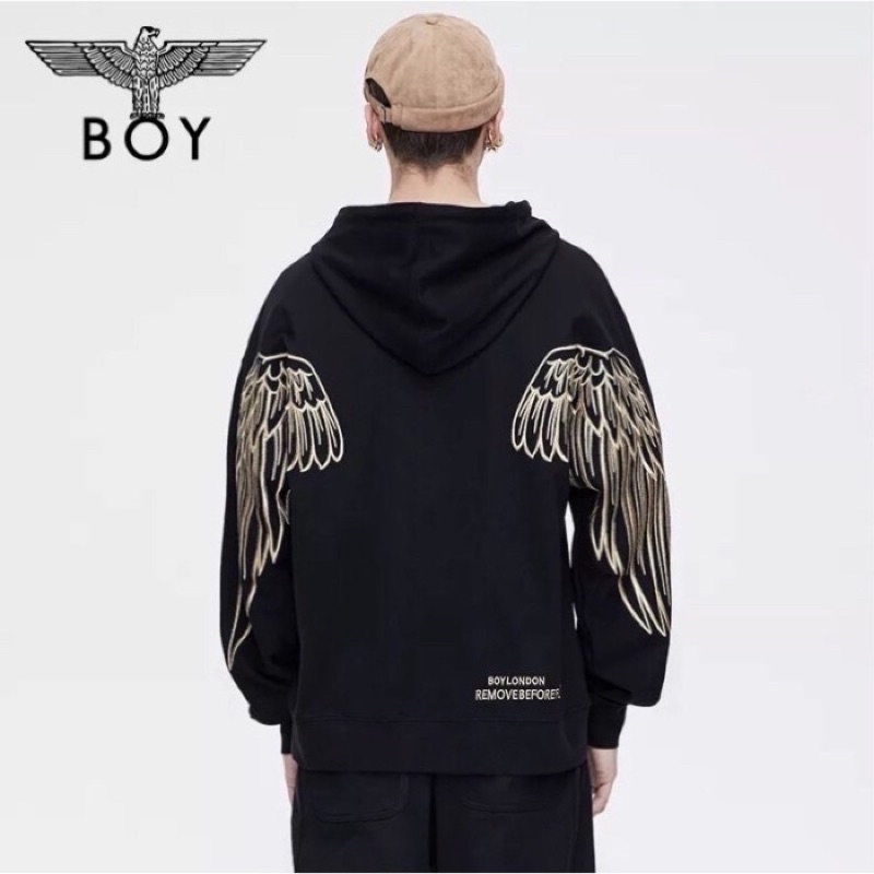 BOY22 HOODIE BOY LONDON PRIA WANITA ASIA EROPA FULL BORDIR