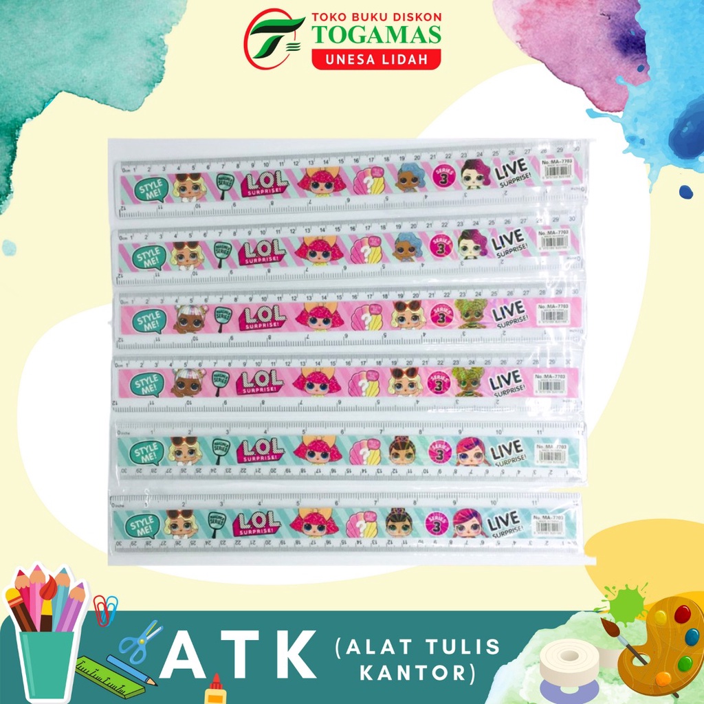 

PENGGARIS MIKA 20CM MA-7701 LOL SURPRISE / READY STOCK