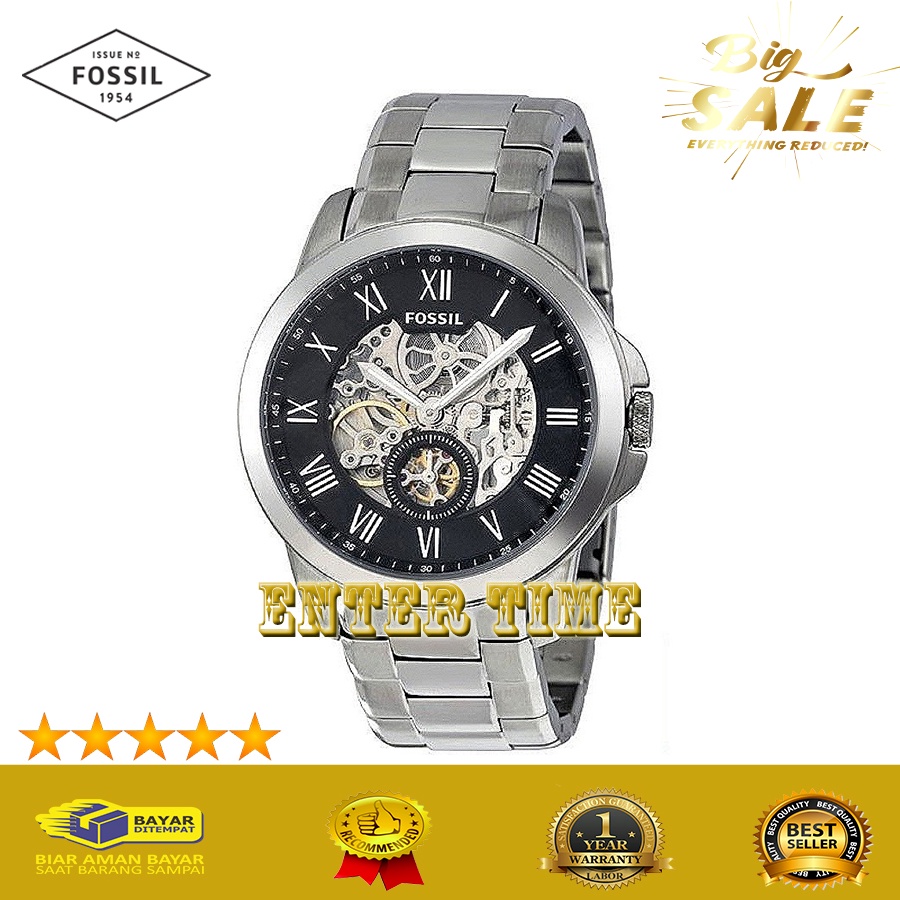 HOT PROMO  JAM TANGAN PRIA KEREN F0551L ME3055 ME 3055 MATIC STAINLESS STEEL JAM TANGAN FASHION PRIA