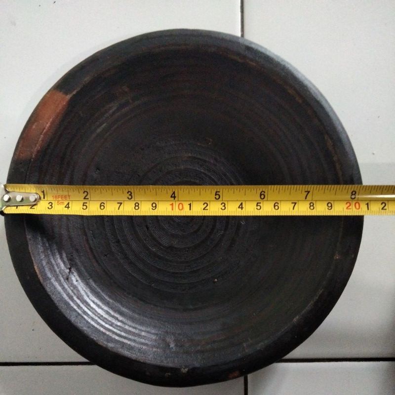 layah,cobek, cowek tanah liat 20 cm