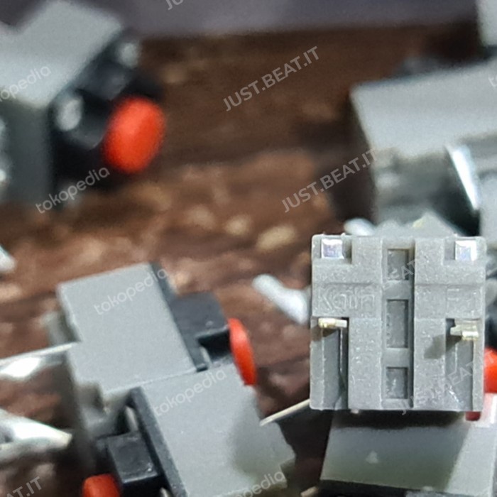 Kailh Switch Micro Mute Silent Mouse Red 7.3mm Senyap Tactile