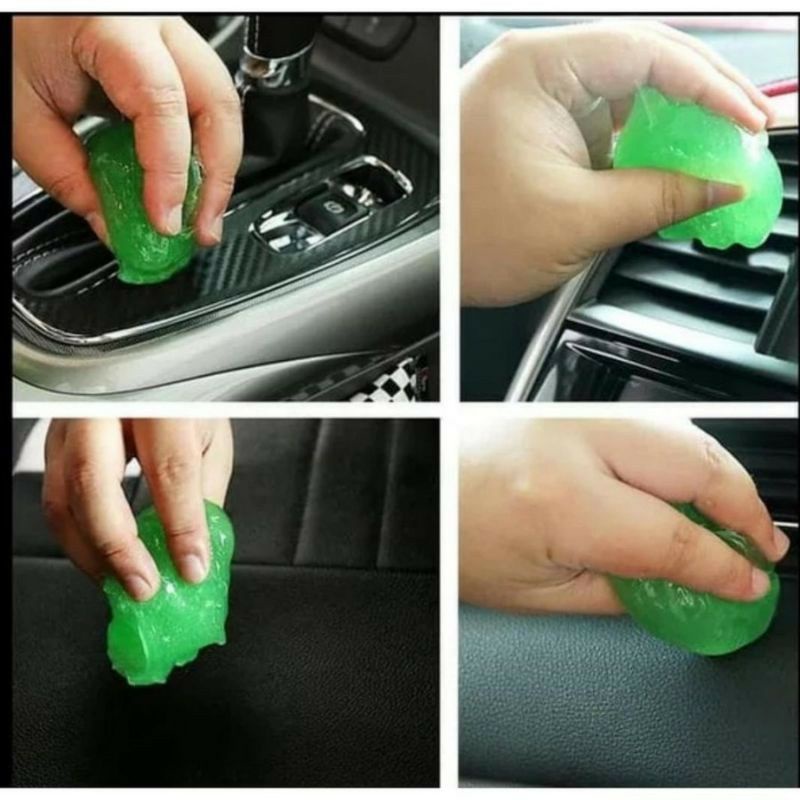 Slime Jelly Pembersih Debu Keyboard, Dashboard AC Mobil Serbaguna