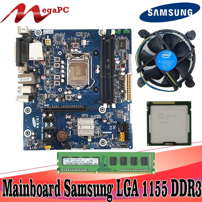 Mainboard Samsung lga 1155 ddr3 + Processor core i5 + Fan + RAM 4GB