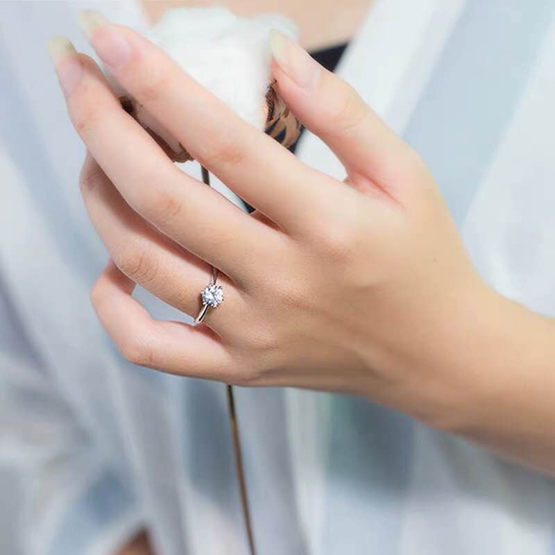 [COD] Cincin Lapis Emas dengan Batu Zircon untuk Wanita