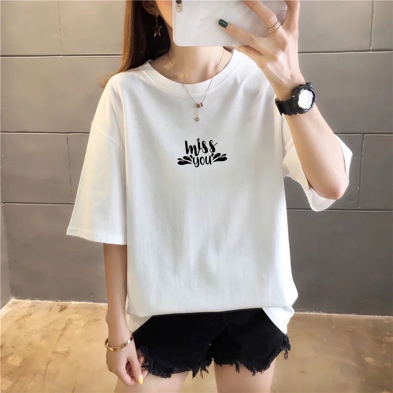 YOURSTYLE1119 - KAOS MISS YOU LEBARAN KEKINIAN TERLARIS KEREN UNISEX OVERSIZE