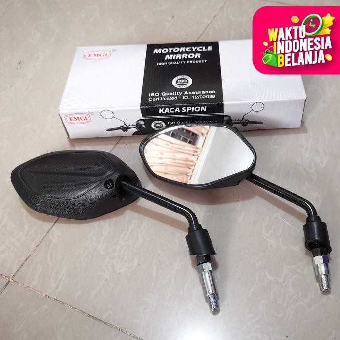 Kaca Spion Vario 125 Vario 150 Include Sambungan Kaca Asli Cembung EMG